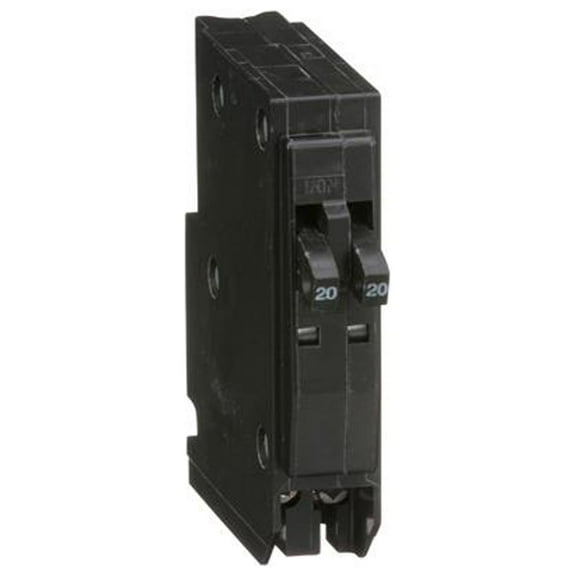 Square D QO2020CP QO 20-Amp Single-Pole Tandem Circuit Breaker - Quantity 10