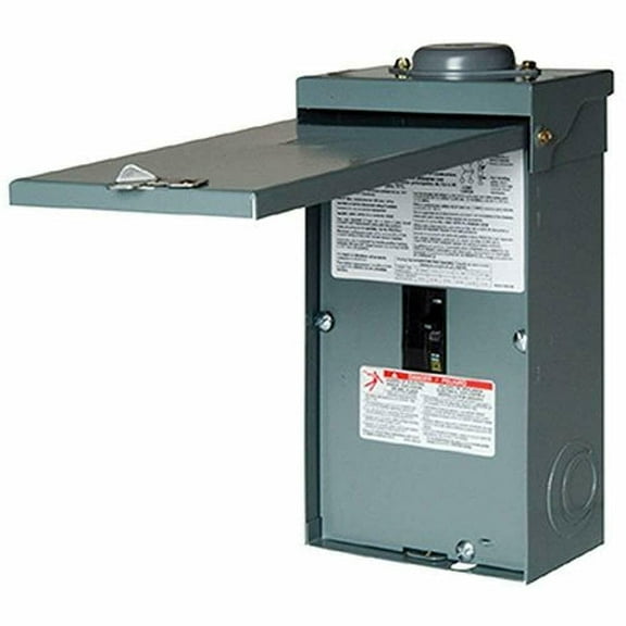 QO2100NRBCP Amp Two-Pole Outdoor Circuit Breaker Enclosure with Included Tools &