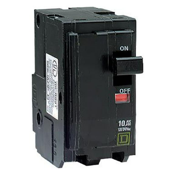 Square D QO240CP QO 40-Amp Double-Pole Circuit Breaker - Quantity 5