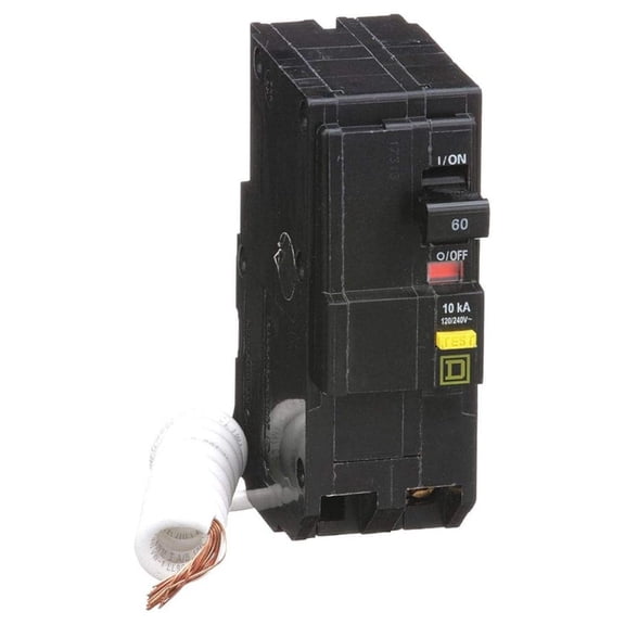 QO260GFI Miniature Circuit Breaker 60 Amp 120/240V - 600V 100A 3P Nema1 Interlock Electrical Breaker for Panel Boxes & Electrical Systems
