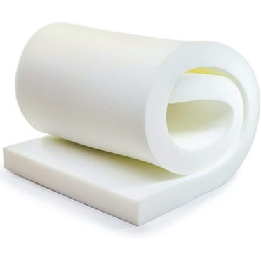 QOMFY 1" Height x 18" Width x 72" Length 1.8 Density 44ILD Firm Upholstery Foam Cushion Made in USA