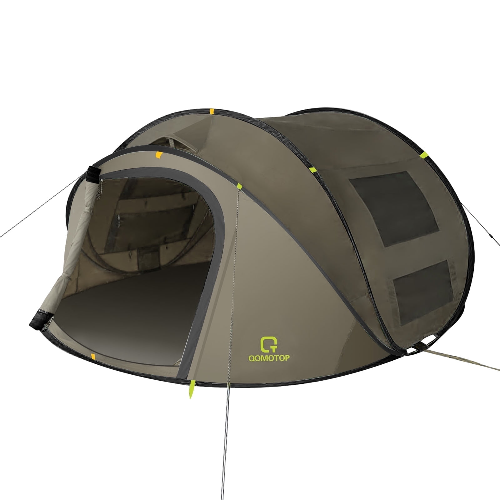 QOMOTOP Waterproof 4-Person Instant Tent, Large fo