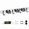 thumbnail image 1 of QOPR Broom Hook Holder Wall Mount Mop Organizer Holder Stainless Steel Storage Hook Kitchen Bathroom Organization, 1 of 9