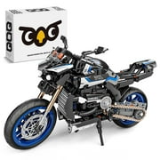Leimao 1:8 Technic Yamaha Motorcycle Advanced Building Set for Adults, Collectibles Gift for 8+ Boys Kids or Fans of Vehicles (820Pcs)