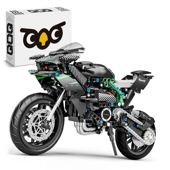 Leimao 1:8 H2 Motorcycle Building Set, Birthday Gift for 14  Kids (806Pcs)