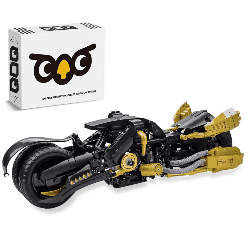 QOQ Motorcycle Building Blocks Kit, 1:10 Scale Technic Motorcycle Set for Boys and Girls 8+, Children Adult Plastic Collectible Car Gift (551Pieces）