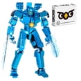 thumbnail image 1 of QOQ Sci-Fi Mecha Robot Building Block Set - A mechanical battle armor with weapons, Gift for Mech Fans, Collectible Display(637 Pcs), 1 of 7