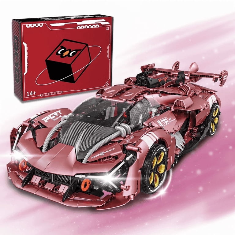 Q0Q Supercar Building Set - STEM Toy with Mechanical Structure