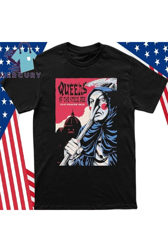 QOTSA July 15 2025 Pistoia Italy Tour Shirt