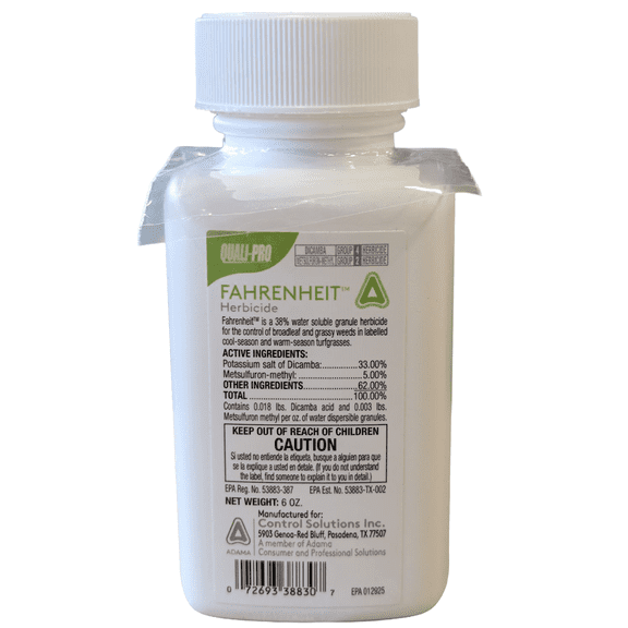 QP Fahrenheit Herbicide - 6 oz Bottle by Control Solutions