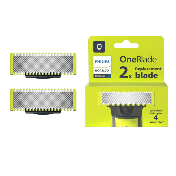 QP220 Electric Shaver Replacement Heads Compatible Philips One-Blade Shaving,QP220/80,2 Piece