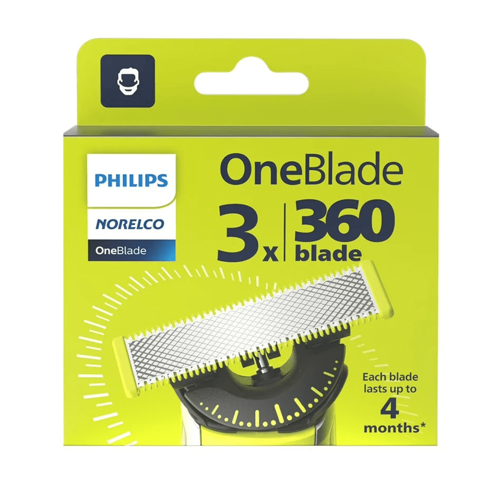 One Bladed Razer QP430 Razor Replacement Blade Compatible with all One-Blade 360 ...
