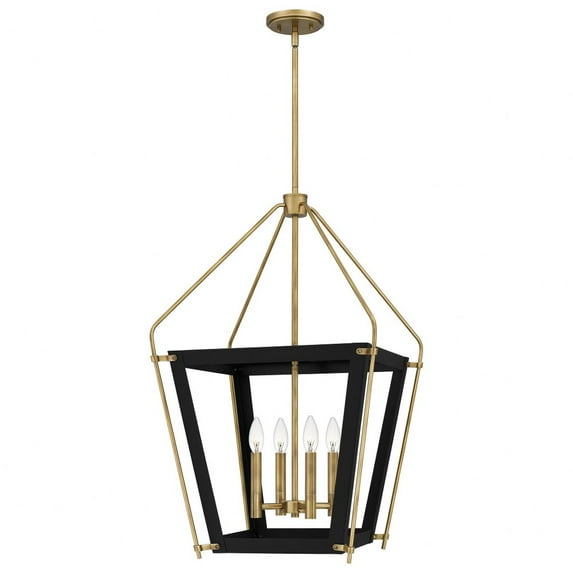 QP5348EK Quoizel Lighting Abbeville - 4 Light Pendant In Traditional Style-30.25 Inches Tall and 18.25 Inches Wide -Traditional Installation