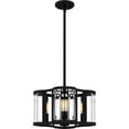 thumbnail image 1 of QP6193MBK Quoizel Lighting 4 Light Pendant In Modern Style-10.75 Inches Tall and 15 Inches Wide-Matte Black Finish, 1 of 10