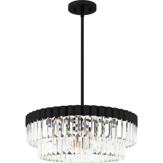 Quoizel Starlight 4-Light Matte Black Pendant Light