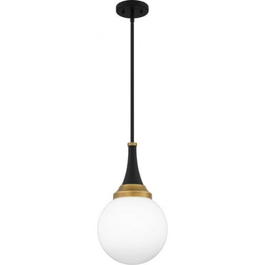 Quoizel Arlo 1-Light Matte Black Pendant Light