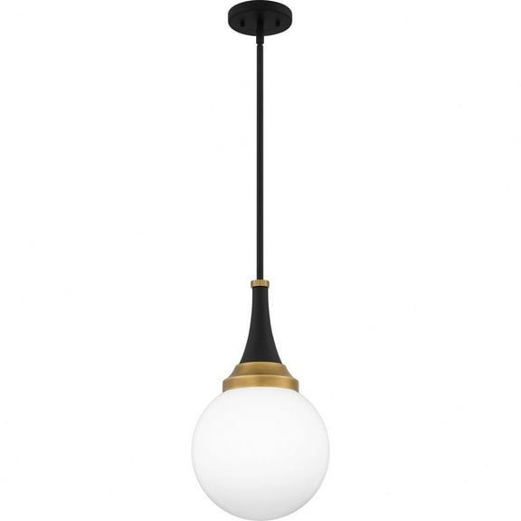 Quoizel Arlo 1-Light Matte Black Pendant Light