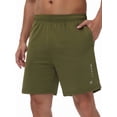 thumbnail image 1 of QPNGRP Men's 7" Athletic Basketball Shorts Workout Gym Quick Dry Shorts Lightweight Mesh Running Shorts Armygreen XL, 1 of 7