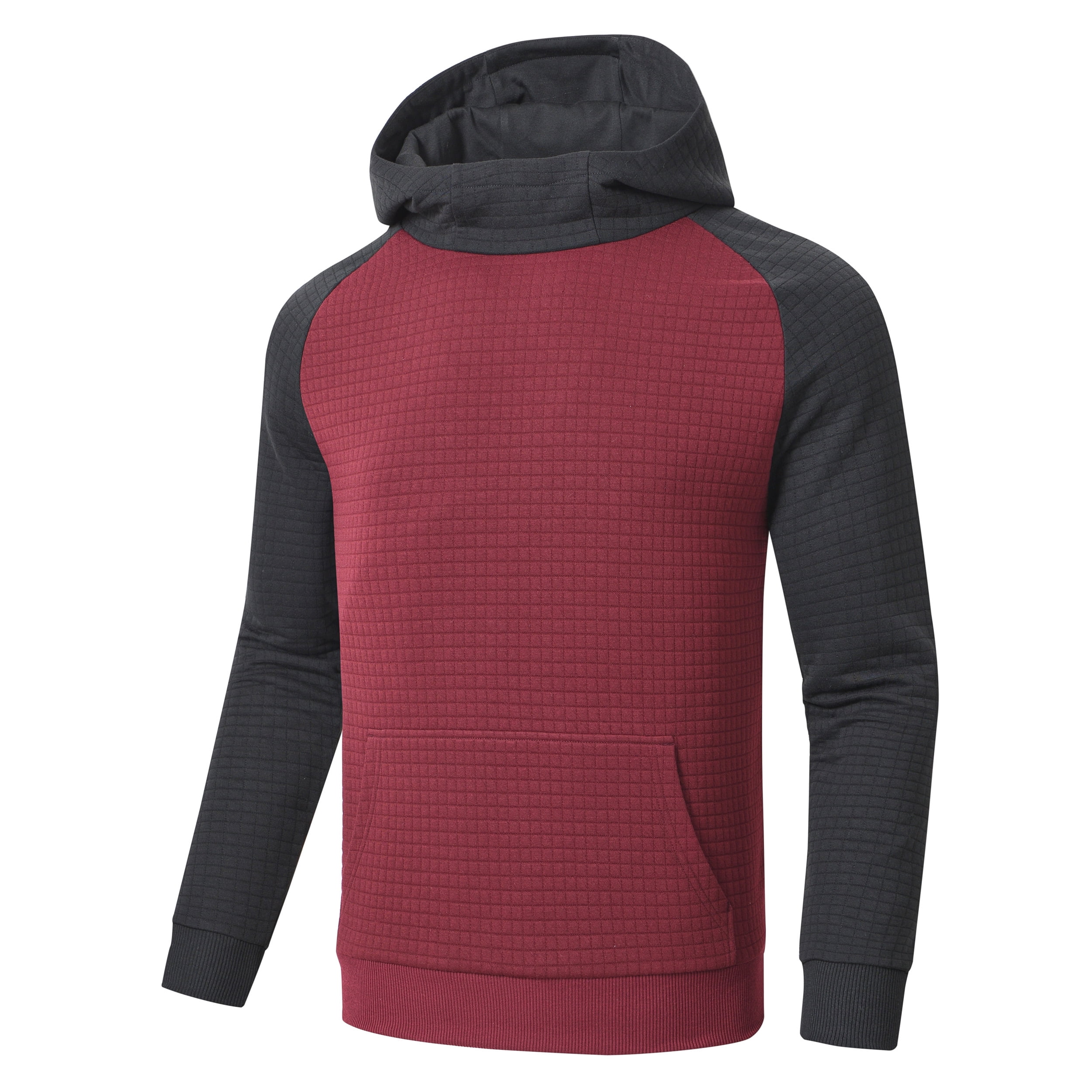 QPNGRP Men's Casual Pullover Lightweight Hoodie Long Sleeve Solid