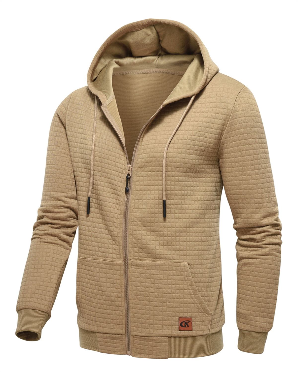 Fleece Lined Zipper Hoodie Men QPNGRP Mens Zipper Fleece Hoodie