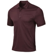 Men's Golf Polo Shirt Burgundy L - rated 4.5 stars from 102 reviews