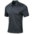 thumbnail image 1 of QPNGRP Men's Golf Polo Shirts Short Sleeve Moisture Wicking Dry Fit Performance Daily Casual Stylish Collared Shirts for Men Dark Grey M, 1 of 7