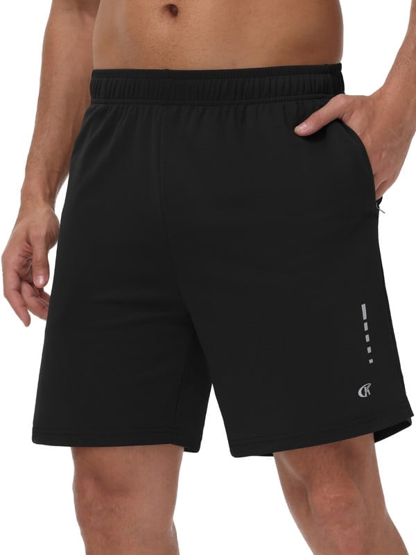 Men's 7" Running Shorts With Pockets - Dry Fit Performance Gym & Basketball Shorts, Moisture Wicking