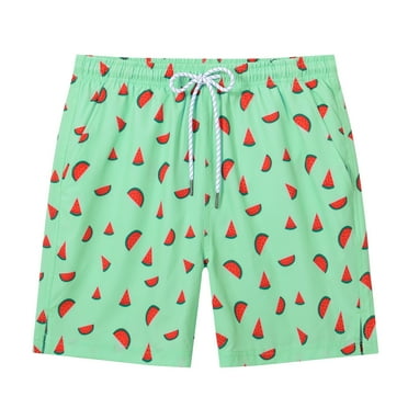QPNGRP Men's Swim Trunks Quick Dry Beach Shorts with Mesh Lining