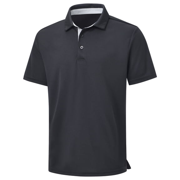 QPNGRP Mens Polo Shirts Short Sleeve Casual Regular Stylish Dry Fit Performance Designed Collared Golf Polo Shirts for Men
