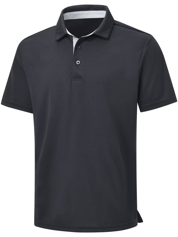 Mens Polo Shirts Short Sleeve Casual Regular Stylish Dry Fit Performance Designed Collared Golf Polo Shirts for Men
