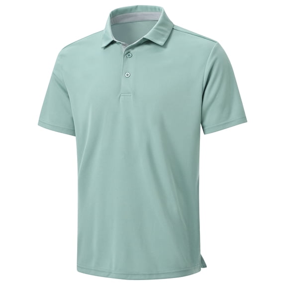 QPNGRP Mens Polo Shirts Short Sleeve Casual Regular Stylish Dry Fit Performance Designed Collared Golf Polo Shirts for Men