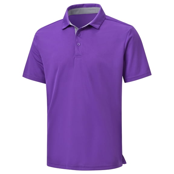 QPNGRP Mens Polo Shirts Short Sleeve Casual Regular Stylish Dry Fit Performance Designed Collared Golf Polo Shirts for Men