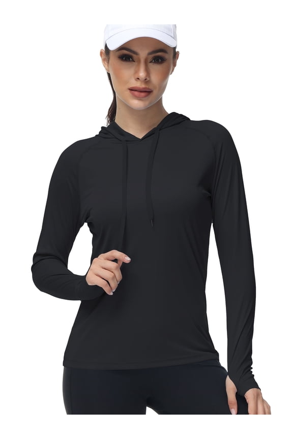 Women's Long Sleeve Shirts UPF 50+ Sun Protection SPF Rash Guard Hoodie Quick Dry Lightweight T-Shirt Swim Hiking Runing Fishing Tops