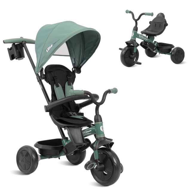 QPlay 6 in 1 Toddlers Tricycle for Ages Baby 10 Months-6 Years ...