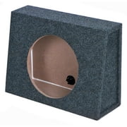 QPower 10 Inch Single Slim Truck Shallow Sealed Subwoofer Box Sub Enclosure