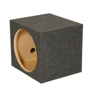 QPower 12 Inch Heavy-Duty Single Sealed Vehicle Subwoofer Enclosure