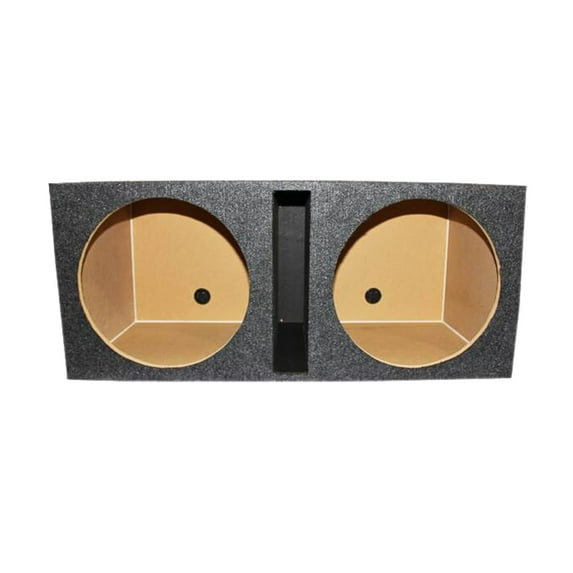 Open Box QPower DUAL 15" Inch Vented Subwoofer Box 2 Speaker Sub Enclosure