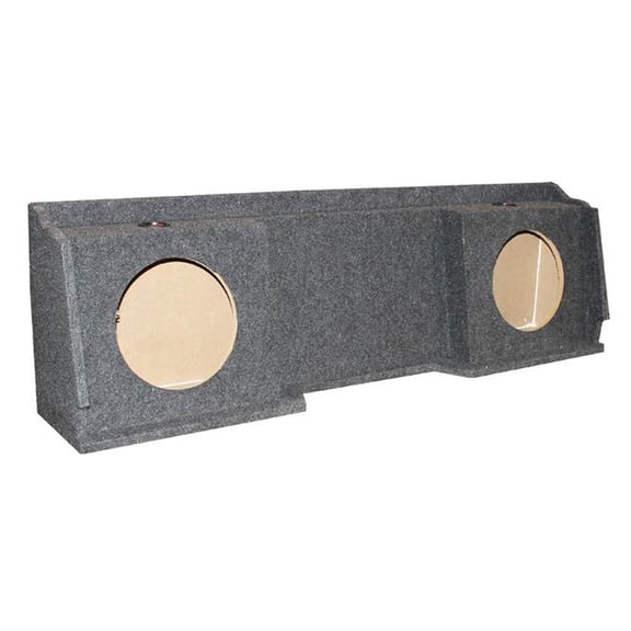 QPower Dual 12" Underseat Sub Box for Chevy Silverado & GMC Sierra XCab Classic 1996-2006