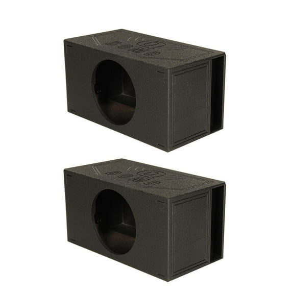 QPower Q-Bomb 15" Vented Subwoofer Box Enclosure, 2 Pack