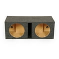 thumbnail image 1 of QPower QBASS 10 Inch Dual Car Audio Subwoofer Enclosure Box w/ Slot Port Vent, Charcoal, 1 of 2