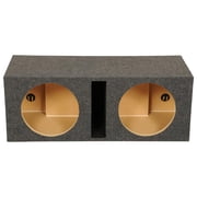 QPower QBASS Dual 15-Inch Vented MDF Subwoofer Sub Box Enclosure