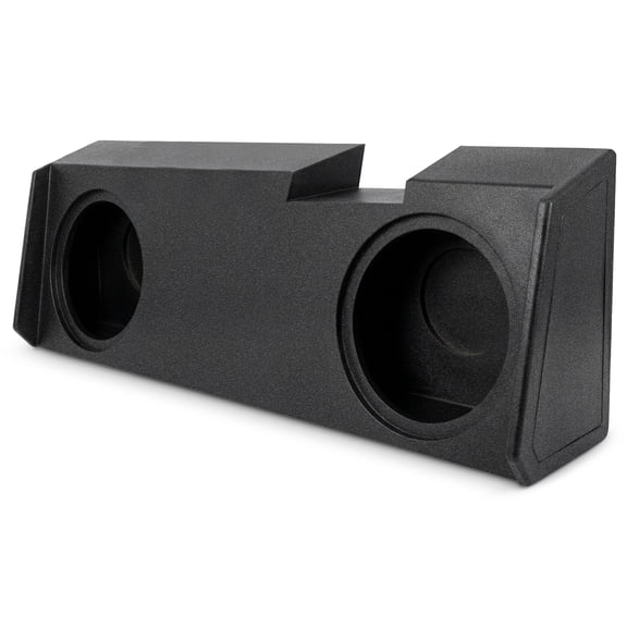 QPower Dual 10" Sub Box for Chevy Silverado & GMC Sierra Crew & Double Cab 2019-2026