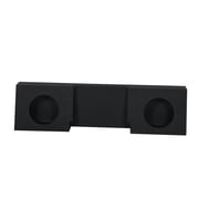 QPower Dual 12" Behind Seat Sub Box Enclosure for Chevy Single Cab 07-26, Q-Bomb
