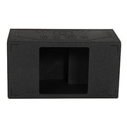 QPower QBOMB12VLSQ 12 Inch Side Ported Loudspeaker Cabinet, Black