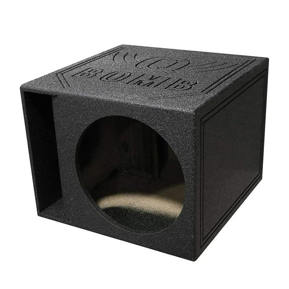 QPower QBOMB15HP 15 Inch Single Side Ported Loudspeaker Cabinet, Black