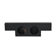 QPower QBomb Dual 10 In Subwoofer Enclosure for 2004-06 GMC/Chevy Crew Cab