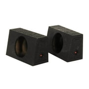 Qpower QBTRUCK110 10 in. Pair Single Sealed Universal Truck Speaker Box, Grey