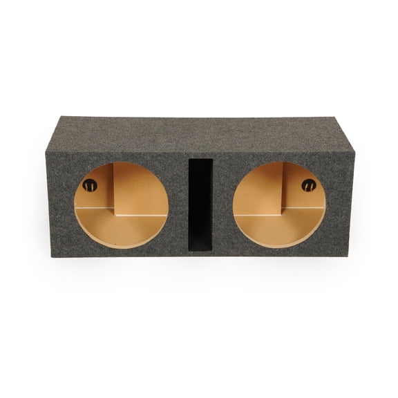 QPower QSBASS10 Single 10" Vented Slot Ported Subwoofer Sub Enclosure Box