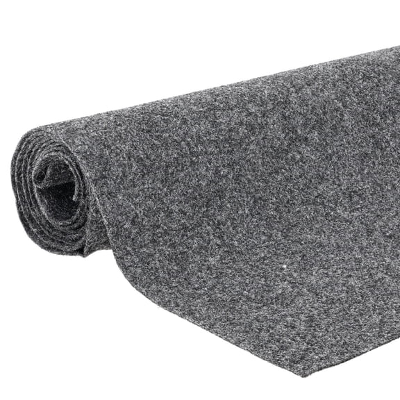 QPower Speaker Box Carpet, 43" x 72" Fabric Sheet for Car Audio Builds, Charcoal