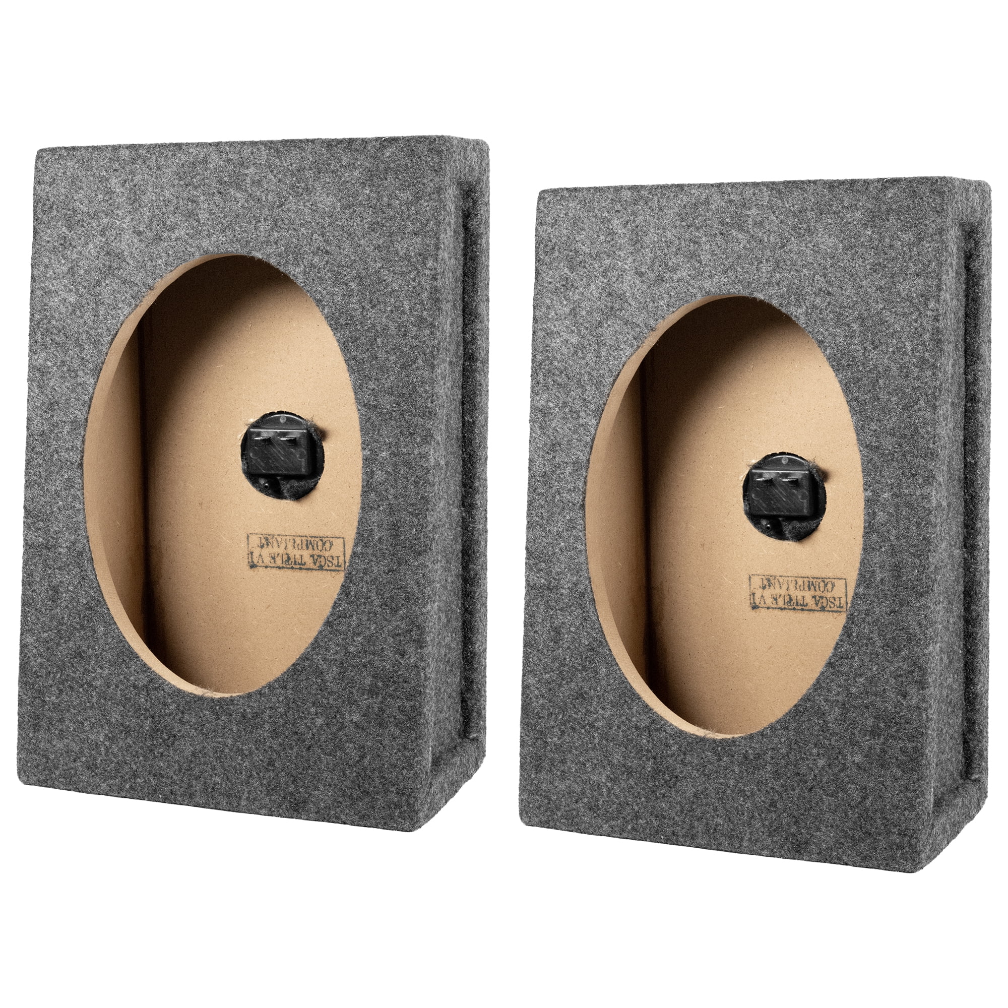 QPower VT6X9 6x9 Inch Vertical Speaker Box Enclosure, 5/8